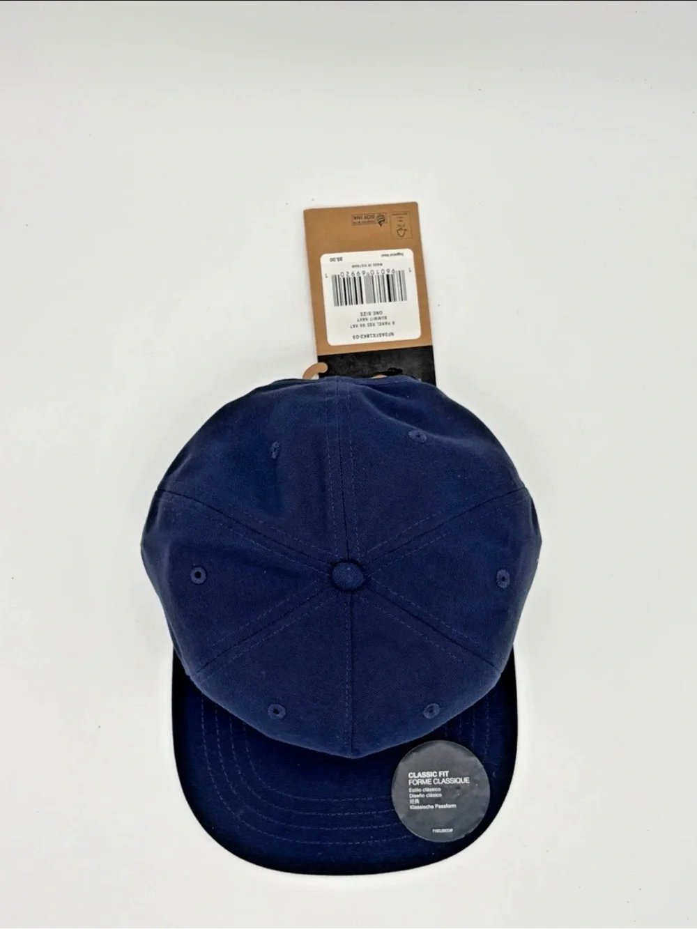 The North Face Navy Embroidered Logo Cap